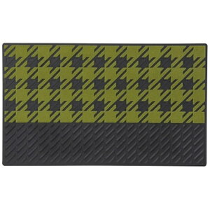 �R��Y�ƁbTHE YAMAZAKI CORPORATION �}�C�v���W���[�}�b�g �m���f�B�b�N �`�F�b�N75×45cm �O���[�� 18574