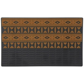 山崎産業｜THE YAMAZAKI CORPORATION マイプレジャーマット アメリカン ネイティブ75×45cm ベージュ 18576