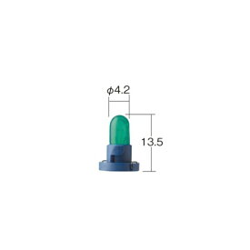 小糸製作所｜KOITO MANUFACTURING バルブ　14V40mA　(1箱/10個入り）　光色：グリーン E1530