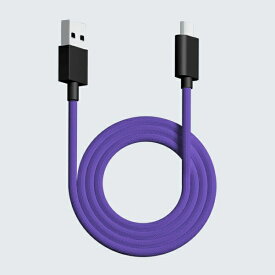 Pwnage｜ポウネイジ ウルトラカスタム ワイヤレス用 USB-C ⇔ USB-Aケーブル [1.8m] パープル pw-usb-type-c-paracord-cable-purple