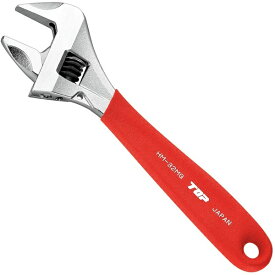 トップ工業｜TOP工業 ワークワイド グリップ付(ガタ無しモンキレンチ) 口開き寸法（mm）0〜32 HM-32MGR