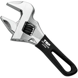 トップ工業｜TOP工業 ショートワークワイド(ガタ無しモンキレンチ) 口開き寸法（mm）0〜25 HM-25MSBK