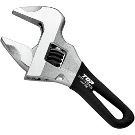 トップ工業｜TOP工業 ショートワークワイド(ガタ無しモンキレンチ) 口開き寸法（mm）0〜43 HM-43MSBK