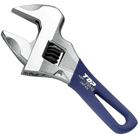 トップ工業｜TOP工業 ショートワークワイド(ガタ無しモンキレンチ) 口開き寸法（mm）0〜38 HM-38MSNB