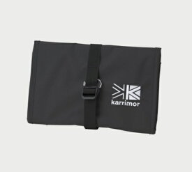 Karrimor　カリマー ロールポーチ habitat series roll pouch ハビタットシリーズ ロールポーチ(閉じた状態：H13×W21cm/開いた状態：H38×W21cm/Black)500805-9000