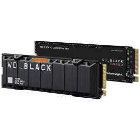 WESTERN DIGITAL｜ウェスタン デジタル WDS500G1XHE 内蔵SSD PCI-Express接続 WD_BLACK SN850 NVMe SSD(With Heatsink) [500GB /M.2]