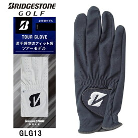 ブリヂストン｜BRIDGESTONE 【メンズ 右手着用(左利き用)】ゴルフグローブ TOUR GLOVE 人工皮革(24cm/ブラック)GLG13【返品交換不可】
