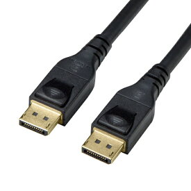 【エントリーで最大全額ポイント還元｜7/18迄】 サンワサプライ｜SANWA SUPPLY DisplayPortケーブル Ver1.4 8K HDR対応 ブラック KC-DP14A100 [10m]