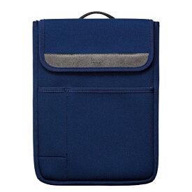 クツワ｜KUTSUWA ノートパソコン / タブレットPC対応［7.9〜12.9インチ］ タブラスクール 幅広 ネイビー MT007NB