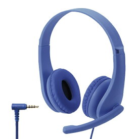 ELECOM｜エレコム ヘッドセット こども専用 ブルー HS-KD01TDBU [φ3.5mmミニプラグ /両耳 /ヘッドバンドタイプ]