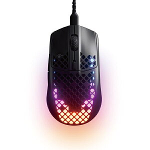 SteelSeries�b�X�e�B�[���V���[�Y �Q�[�~���O�}�E�X Aerox 3 Black 62599 [���w�� /�L�� /6�{�^�� /USB]