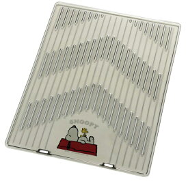 BONFORM｜ボンフォーム 6407-01SM　カーマット　スヌーピー　SNPクリアーアロー2　フロント用1枚入り　サイズ：45×60cm　カラー：スモーク スモーク 6407-01SM