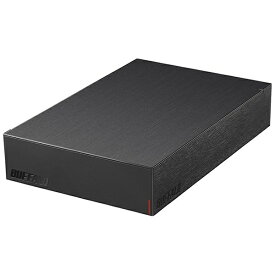 【エントリーで最大全額ポイント還元｜6/11まで】 BUFFALO｜バッファロー HD-LE6U3-BB 外付けHDD USB-A接続 テレビ・パソコン両対応 ブラック [6TB /据え置き型]