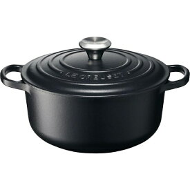 LECREUSET｜ル・クルーゼ シグニチャー ココット・ロンド 20cm マットブラック 21177200000430