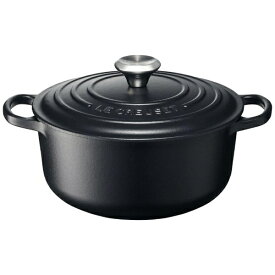 LECREUSET｜ル・クルーゼ シグニチャー ココット・ロンド 16cm マットブラック 21177160000430