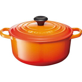 LECREUSET｜ル・クルーゼ シグニチャー ココット・ロンド 16cm オレンジ 25177160902422