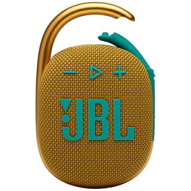 JBL｜ジェイビーエル ブルートゥース スピーカー イエロー JBLCLIP4YEL [防水 /Bluetooth対応]【rb_audio_cpn】