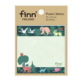セキセイ｜SEKISEI FINN-7882 フィンダッシュ　ふせんメモ　森のどうぶつ