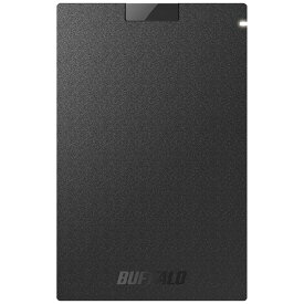 BUFFALO｜バッファロー SSD-PG1.0U3-BC 外付けSSD USB-A接続 ブラック [1TB /ポータブル型]