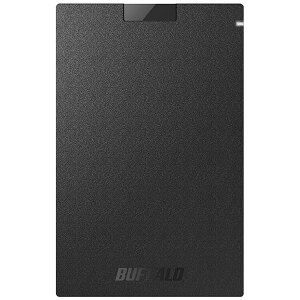 BUFFALObobt@[ SSD-PGC500U3-BC OtSSD USB-C{USB-Aڑ (PSΉ) ubN [500GB /|[^u^]