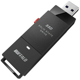 BUFFALO｜バッファロー SSD-PUT500U3-BKC 外付けSSD USB-A接続 (PC・TV両対応、PS5対応) ブラック [500GB /ポータブル型]