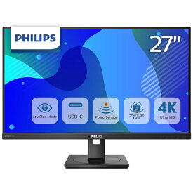 フィリップス｜PHILIPS USB-C接続 PCモニター ブラック 279P1/11 [27型 /4K(3840×2160） /ワイド]