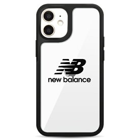 エムディーシー｜MDC iPhone 12 mini New Balance [サイドオーナメントケース/クリアロゴ/ブラック] md-74688-1