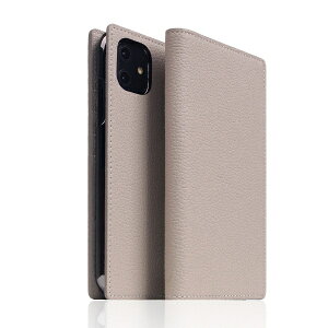 ROA�b���A iPhone 12/12 Pro 6.1�C���`�Ή�Full Grain Leather Case Light Cream