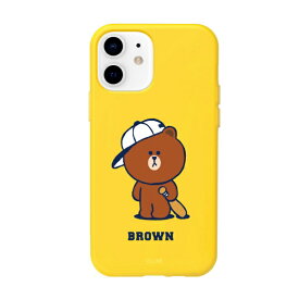 ROA｜ロア iPhone 12 mini 5.4インチ対応Browns Sports Club COLOR SOFT_BROWN BASE BALL