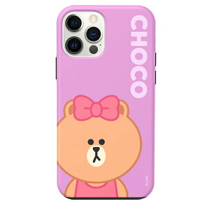 ROA�b���A iPhone 12/12 Pro 6.1�C���`�Ή�BASIC DUAL GUARD_CHOCO