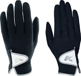 キャスコ｜kasco 【レディース 両手用】ゴルフグローブ DNA SUEDE(18cm/ブラック)SF2010LW【返品交換不可】
