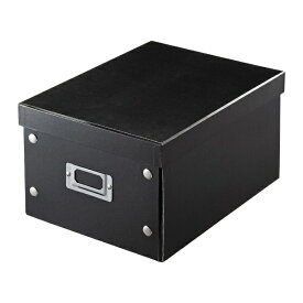 サンワサプライ｜SANWA SUPPLY Blu-ray/DVD/CD対応 組み立て式BOX 17〜37枚収納 W210mm ブラック FCD-MT4BKN
