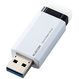 エレコム｜ELECOM ESD-EPK0500GWH 外付けSSD USB-A接続 PS5/PS4、録画対応(Chrome/iPadOS/iOS/Mac/Windows11対応) ホワイト [500GB /ポータブル型]【pcacc_matome】