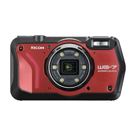 リコー｜RICOH WG-7 コンパクトデジタルカメラ レッド [防水+防塵+耐衝撃]