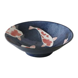 仁峰｜Jinpoh 錦鯉 サラダめん鉢 NK-955 ＜RNS0301＞ [直径約25.5cm/食洗器対応]