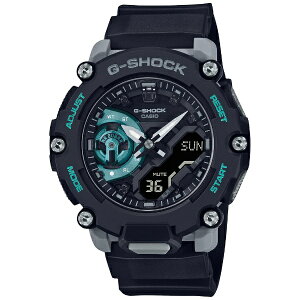 CASIO�b�J�V�I G-SHOCK�iG�V���b�N�j�J�[�{���R�A�K�[�h�\���̗p �uGA-2200�v�V���[�Y �����ՁF�u���b�N×�u���[ GA-2200M-1AJF