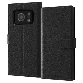 レイアウト｜rayout AQUOS R6 耐衝撃 手帳 TETRA ブラック RT-AQR6TBC3/BB