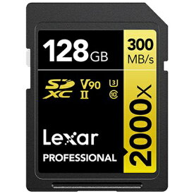 Lexar｜レキサー SDXCカード Professional 2000x(UHS-II) LSD2000128G-BNNNJ [Class10 /128GB] 【代金引換配送不可】