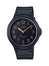 CASIO｜カシオ スタンダードウォッチ 「カシオ コレクション」 文字盤：ブラック×ゴールド MW-240-1B2JH