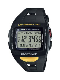 カシオ｜CASIO 【ソーラー電波時計】 フィズ（PHYS） 「マルチバンド6」 ブラック×イエロー STW-1000-1JH【国内正規品】