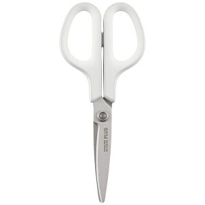 PLUS|プラス はさみ フィットカットカーブ スタンダード 抗菌グリップ ホワイト 35-735