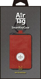 ナチュラルデザイン｜NATURAL design AirTagケース Style Natural レッド AT-VS05