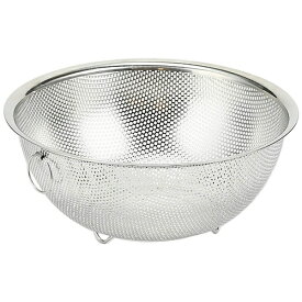 パール金属｜PEARL METAL アットアクア ステンレスパンチボウル型ザル 21cm 足付 HB-4111