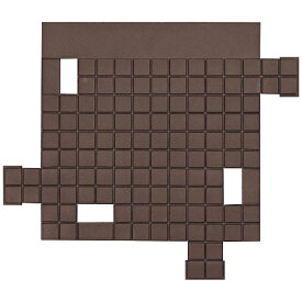 山崎産業｜THE YAMAZAKI CORPORATION ハイクッションマット300 縁付き駒 ブラウン F-215-FK-BR