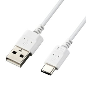 ELECOM｜エレコム USB Type-Cケーブル/スマホ用/USB（A-C）/極細 ホワイト MPA-ACX10WH