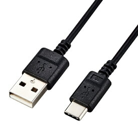 ELECOM｜エレコム USB-Cケーブル Type-Cケーブル スリム 極細 A-C 1.5m スマホ充電ケーブル ブラック ブラック MPA-ACX15BK