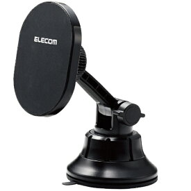 ELECOM｜エレコム スマホホルダー/マグネット吸着/ゲル吸盤 ブラック P-CARS14BK