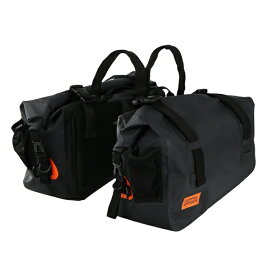 ドッペルギャンガー｜DOPPELGANGER ターポリンサイドバッグ　40L バイク用ターポリンバッグシリーズ ブラック DBT393-BK