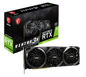 MSI｜エムエスアイ グラフィックボード GeForce RTX 3080 Ti VENTUS 3X 12G [GeForce RTXシリーズ /12GB]