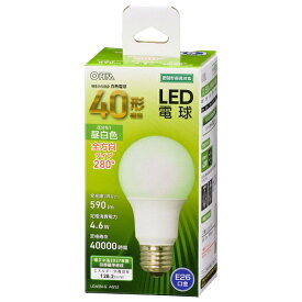 オーム電機｜OHM ELECTRIC LED電球 E26 40形相当 昼白色 全方向 LDA5N-GAG52 [E26 /一般電球形 /40W相当 /昼白色 /1個 /全方向タイプ]